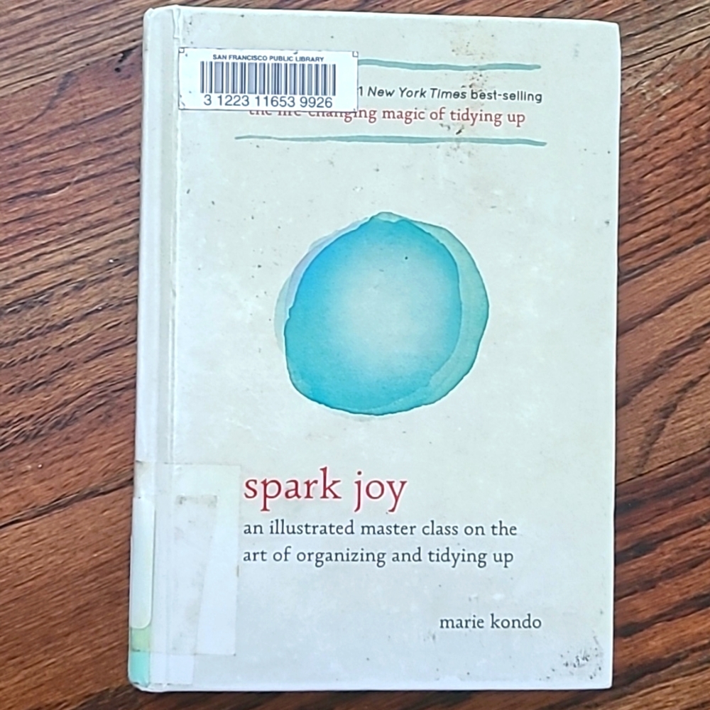 Spark Joy Marie Kondo Book